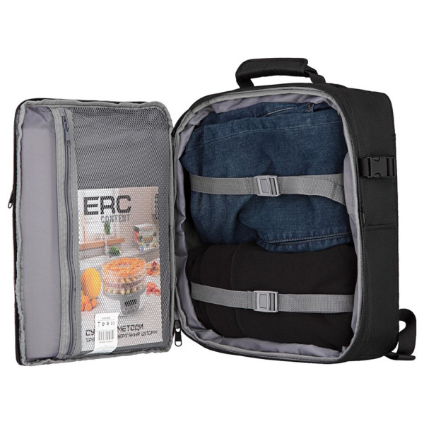 Фото - Рюкзак для ноутбуку 2E Trek Cabin size EXP, 17/23л Black (2E-BPET-CABIN-BK)