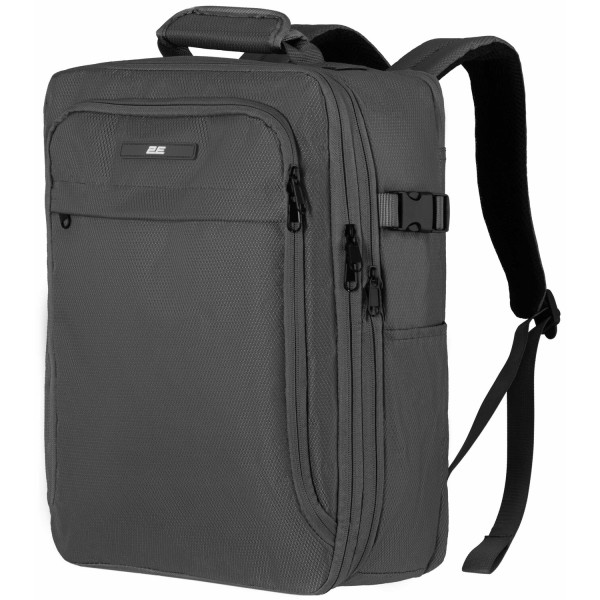 Фото - Рюкзак для ноутбуку 2E Trek Cabin size EXP, 17/23л Gray (2E-BPET-CABIN-GR)