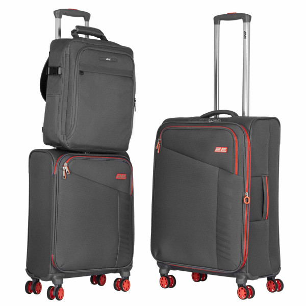 Фото - Рюкзак для ноутбуку 2E Trek Cabin size EXP, 17/23л Gray (2E-BPET-CABIN-GR)