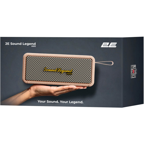 Фото - Портативная акустика 2E SoundLegend Mini (2E-BSSLMWBN) Brown