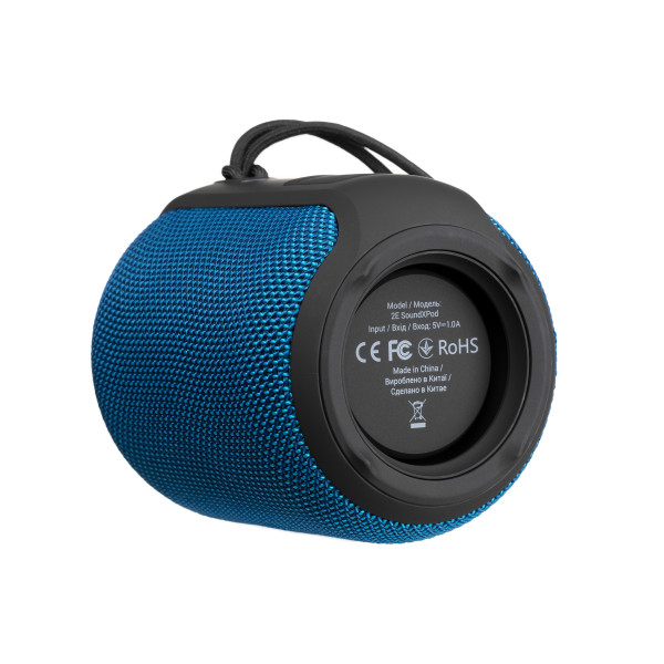 Фото - Портативна акустика 2E SoundXPod TWS MP3 Wireless Waterproof Blue (2E-BSSXPWBL)
