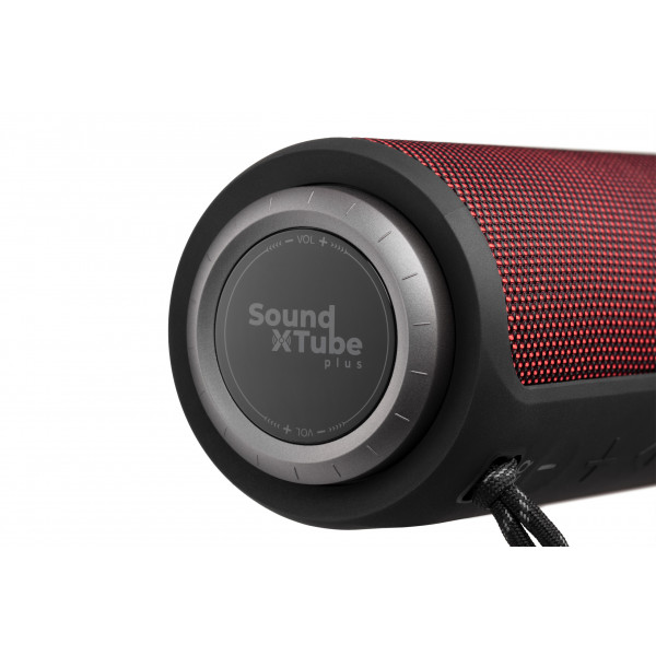 Фото - Портативна акустика 2E SoundXTube Plus TWS MP3 Wireless Waterproof Red (2E-BSSXTPWRD)