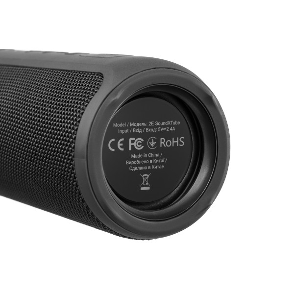 Фото - Портативная акустика 2E SoundXTube TWS MP3 Wireless Waterproof Black (2E-BSSXTWBK)