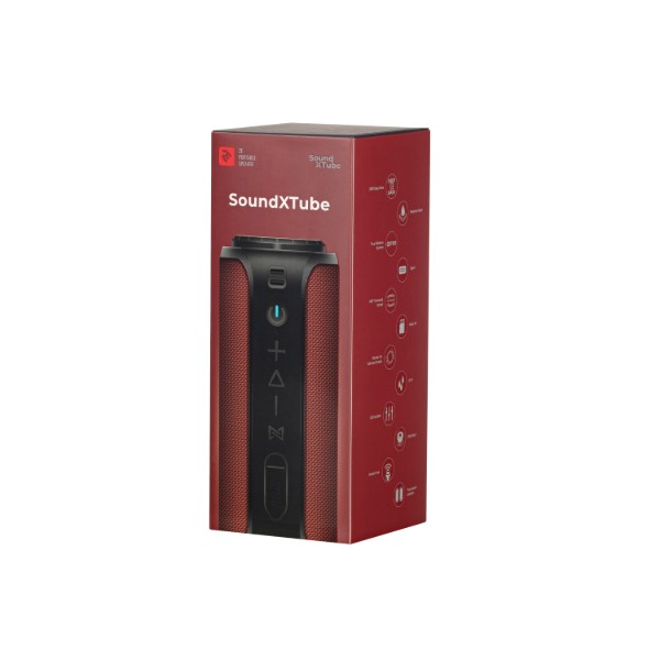 Фото - Портативна акустика 2E SoundXTube TWS MP3 Wireless Waterproof Red (2E-BSSXTWRD)