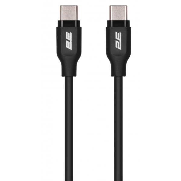 Фото - Кабель синхронізації даних 2E USB-C - USB-C Glow 60W 1 m Black (2E-CCCC-BL) Фото - Кабель синхронізації даних 2E USB-C - USB-C Glow 60W 1 m Black (2E-CCCC-BL)