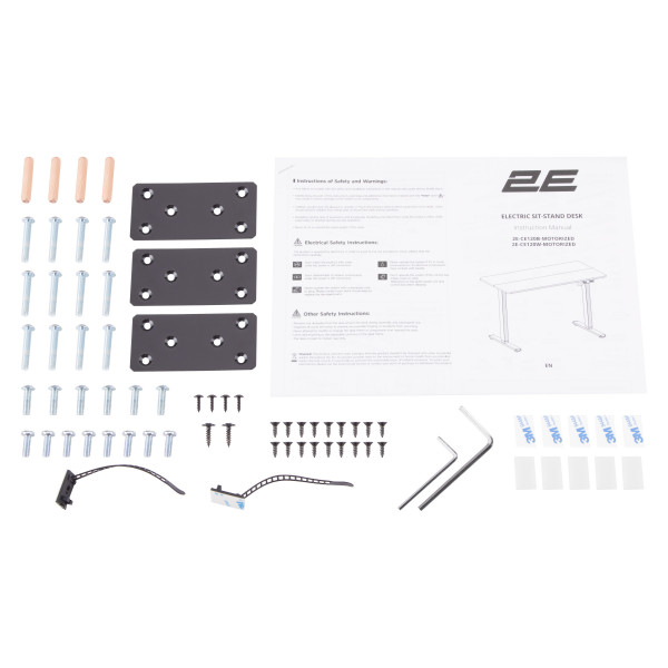 Фото - Стіл комп'ютерний 2E 2E-CE120B-MOTORIZED