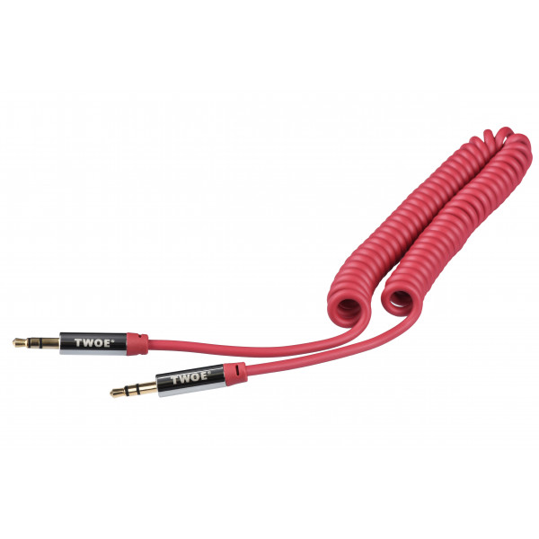 Фото - Кабель 3.5 мм -3.5 мм 2E Coiled 1.8m Red (2E-W3539rd)