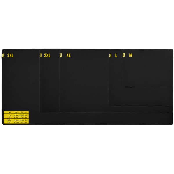 Фото - Килимок для миші ігровий 2E Gaming Pro Control 2XL Black (2E-CONTROL-2XL-BK-PRO)