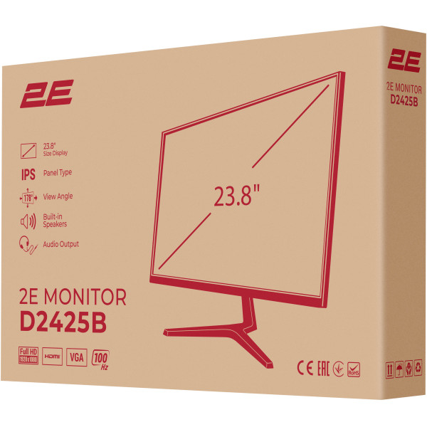 Фото - Монітор 2E D2425B (2E-D2425B-01.EU)