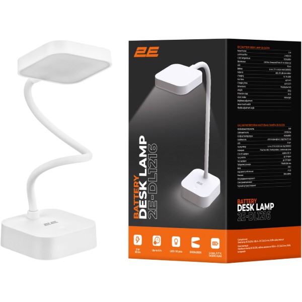 Фото - Настольная лампа 2E USB-A (2E-DL1216)