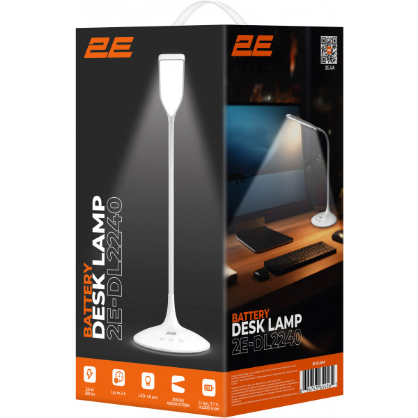 Фото - Настільна лампа 2E USB-A (2E-DL2240)