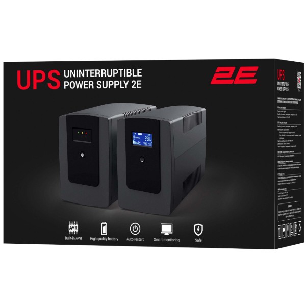 Фото - Источник бесперебойного питания 2E 850VA/480W (2E-ED850)
