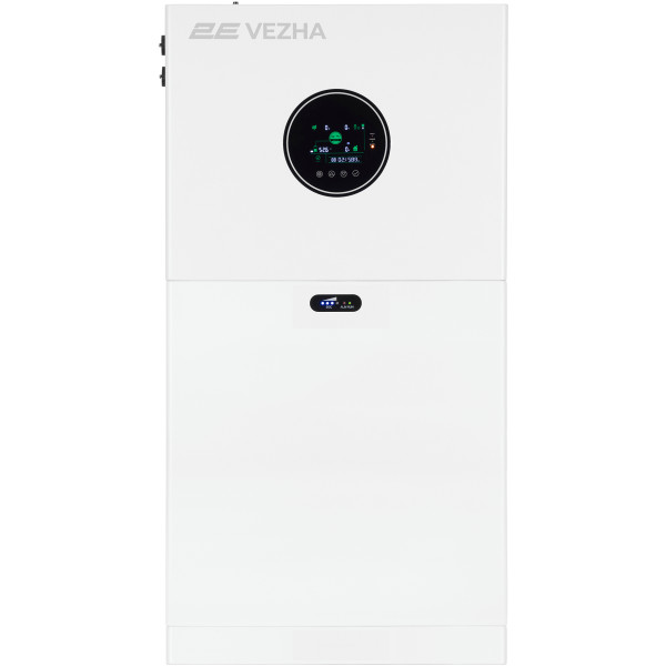 Фото - Система зберігання енергії 2E PowerWall Vezha 5000 Вт 5.12 кВт/год MPPT 5.5 кВт WiFi (2E-ESS-PWV5-5)