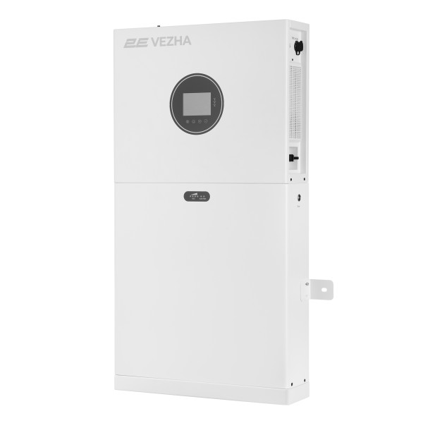 Фото - Система зберігання енергії 2E PowerWall Vezha 5000 Вт 5.12 кВт/год MPPT 5.5 кВт WiFi (2E-ESS-PWV5-5)