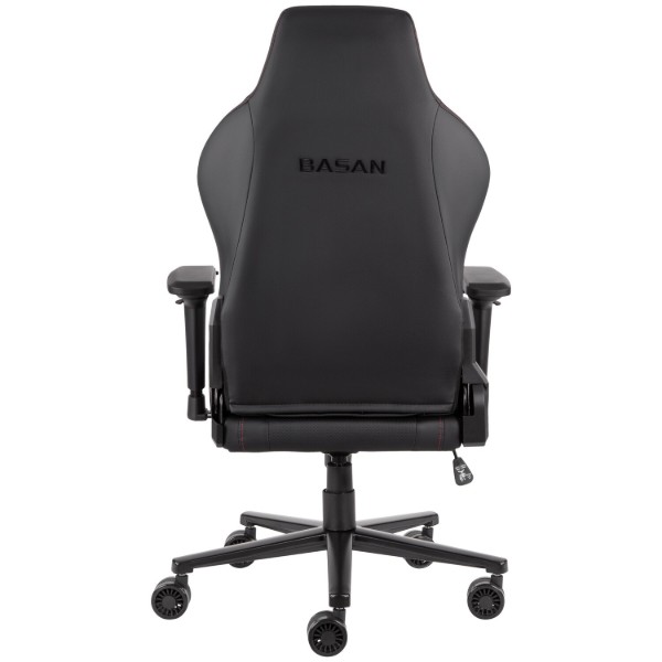 Фото - Кресло для геймеров 2E Basan Black/Red (2E-GC-BAS-BKRD)