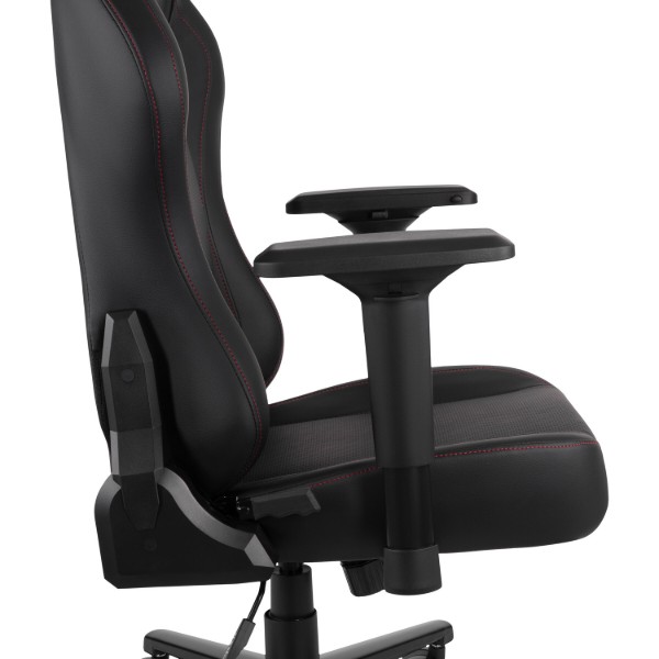 Фото - Кресло для геймеров 2E Basan Black/Red (2E-GC-BAS-BKRD)