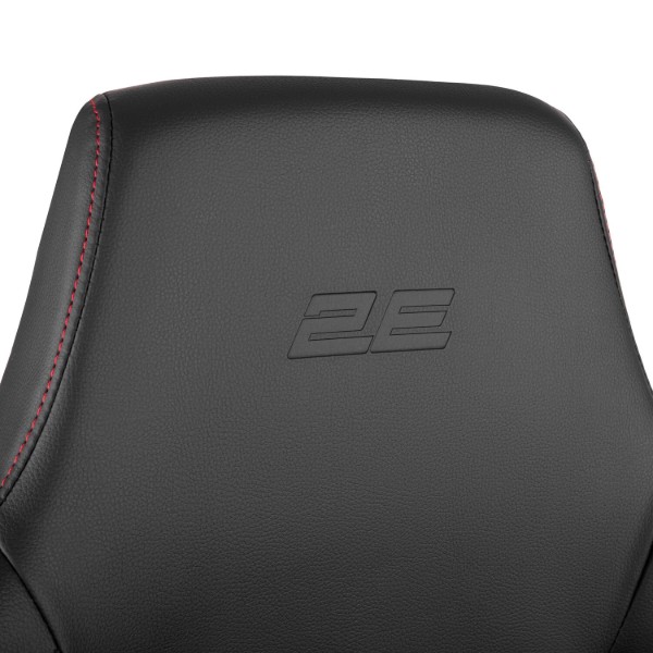 Фото - Кресло для геймеров 2E Basan Black/Red (2E-GC-BAS-BKRD)