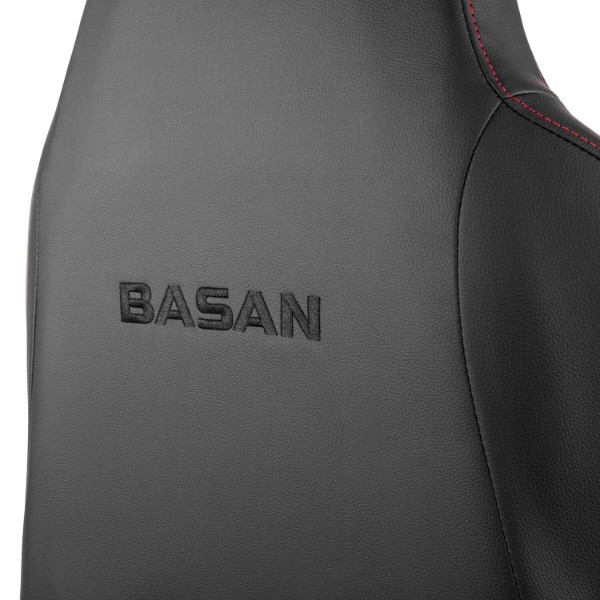 Фото - Кресло для геймеров 2E Basan Black/Red (2E-GC-BAS-BKRD)