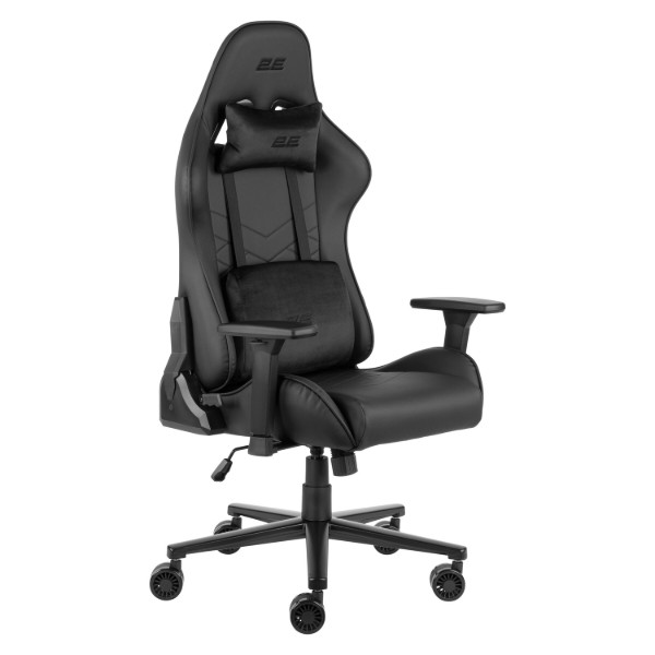 Фото - Крісло для геймерів 2E Chair Bushido Black/Black (2E-GC-BUS-BK)