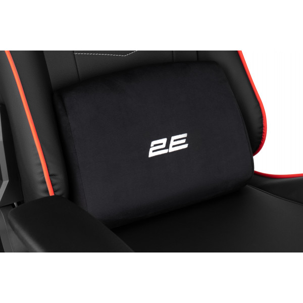 Фото - Крісло для геймерів 2E Chair Bushido Black/Red (2E-GC-BUS-BKRD)