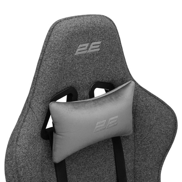 Фото - Крісло для геймерів 2E GAMING BUSHIDO Lite2D-Armrests сірий темний (2E-GC-BUS-ESGY)
