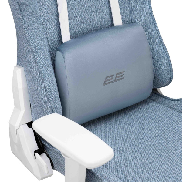 Фото - Крісло для геймерів 2E GAMING BUSHIDO II WE 3D-Armrests блакитний світлий (2E-GC-BUS-WEBL)