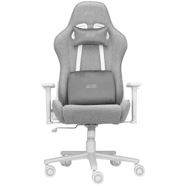 Фото - Крісло для геймерів 2E GAMING BUSHIDO II WE 3D-Armrests сірий світлий (2E-GC-BUS-WELG)