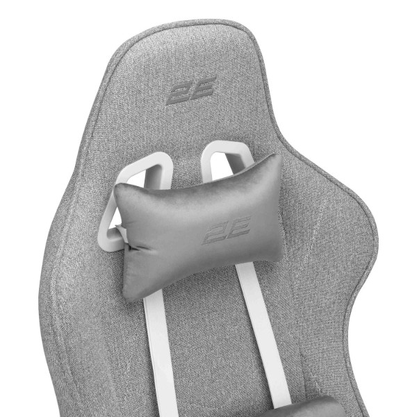 Фото - Крісло для геймерів 2E GAMING BUSHIDO II WE 3D-Armrests сірий світлий (2E-GC-BUS-WELG)