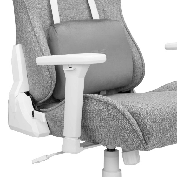 Фото - Крісло для геймерів 2E GAMING BUSHIDO II WE 3D-Armrests сірий світлий (2E-GC-BUS-WELG)