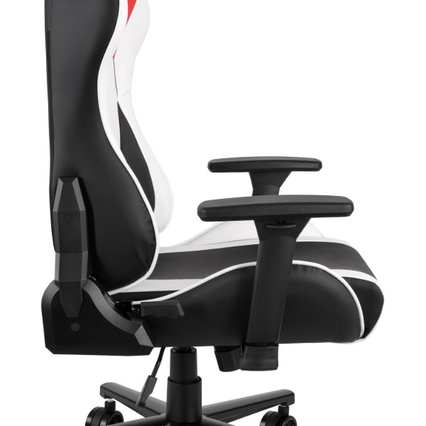 Фото - Крісло для геймерів 2E Chair Bushido White/Black (2E-GC-BUS-WT)