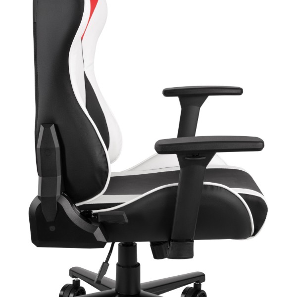 Фото - Крісло для геймерів 2E Chair Bushido White/Black (2E-GC-BUS-WT)