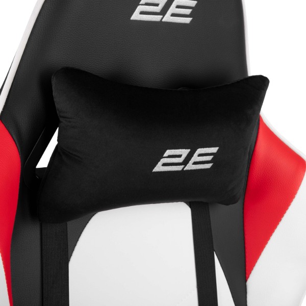 Фото - Крісло для геймерів 2E Chair Bushido White/Black (2E-GC-BUS-WT)