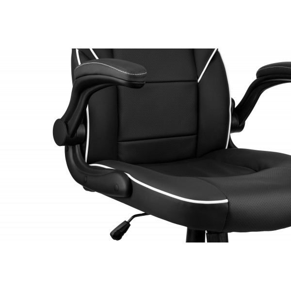 Фото - Кресло для геймеров 2E Hebi Black/White (2E-GC-HEB-BKWT)