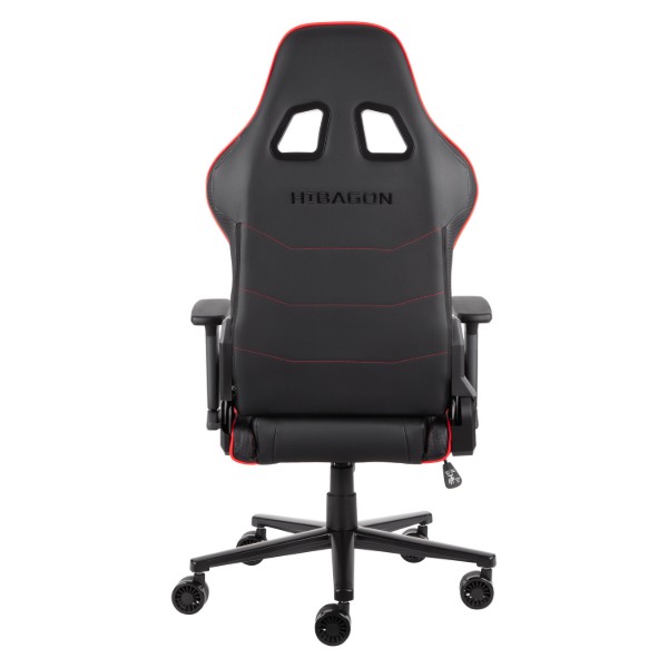 Фото - Крісло для геймерів 2E Hibagon Black/Red (2E-GC-HIB-BKRD)