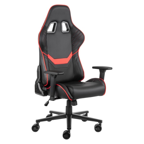 Фото - Крісло для геймерів 2E Hibagon Black/Red (2E-GC-HIB-BKRD)