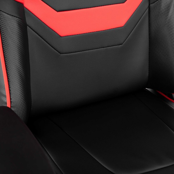 Фото - Крісло для геймерів 2E Hibagon Black/Red (2E-GC-HIB-BKRD)