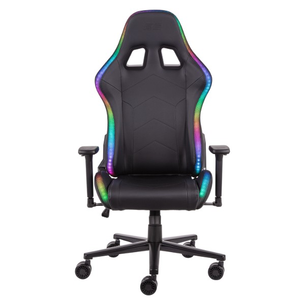 Фото - Крісло для геймерів 2E Ogama RGB Black (2E-GC-OGA-BKRGB)