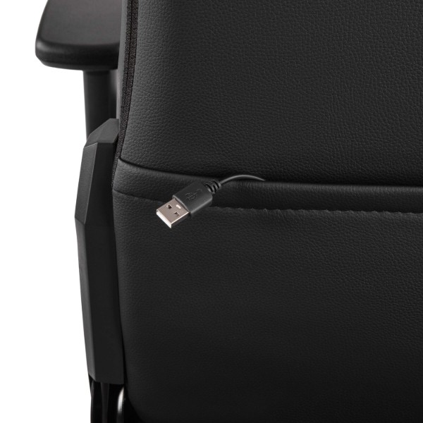 Фото - Крісло для геймерів 2E Ogama RGB Black (2E-GC-OGA-BKRGB)