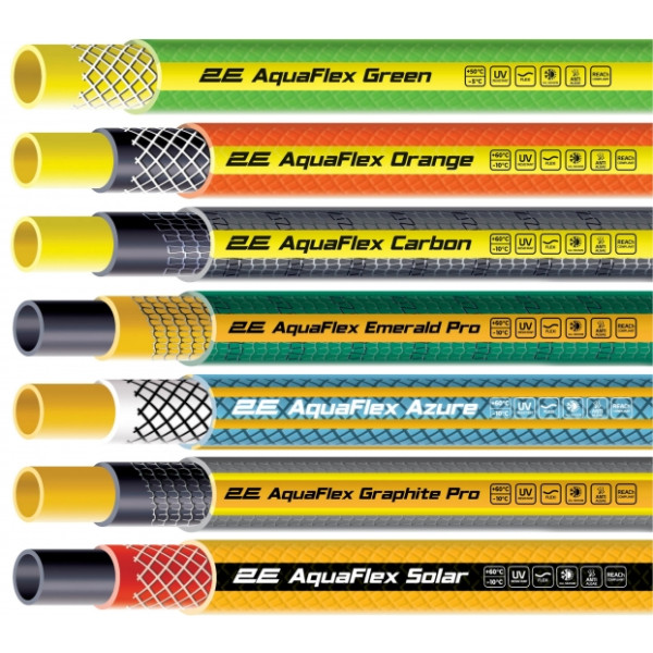 Фото - Шланг поливочний 2E AquaFlex Solar 3/4" 30м (2E-GHE34SR30)