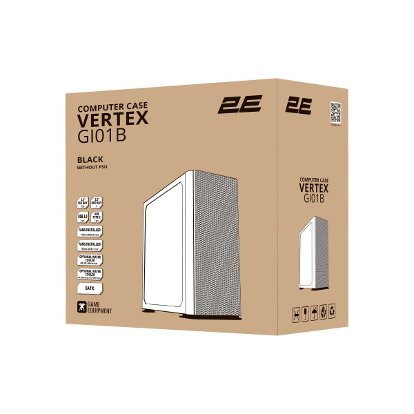 Фото - Корпус 2E Gaming Vertex GI01B (2E-GI01B) Без БП