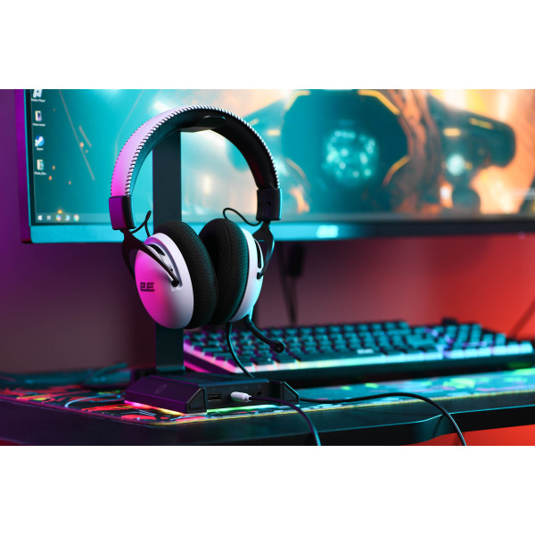 Фото - Гарнитура проводная игровая 2E HG310 V2 mini-jack (2E-HG310V2-WT)