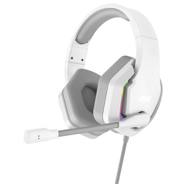 Фото - Гарнитура проводная игровая 2E HG315 RGB USB 7.1 White (2E-HG315WT-7.1)