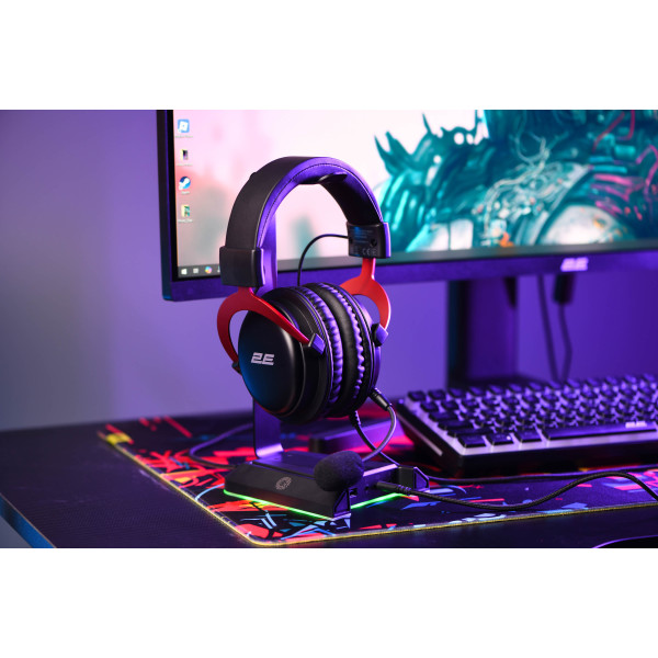 Фото - Гарнітура дротова ігрова 2E GAMING HG355 7.1 Black (2E-HG355BK-7.1)