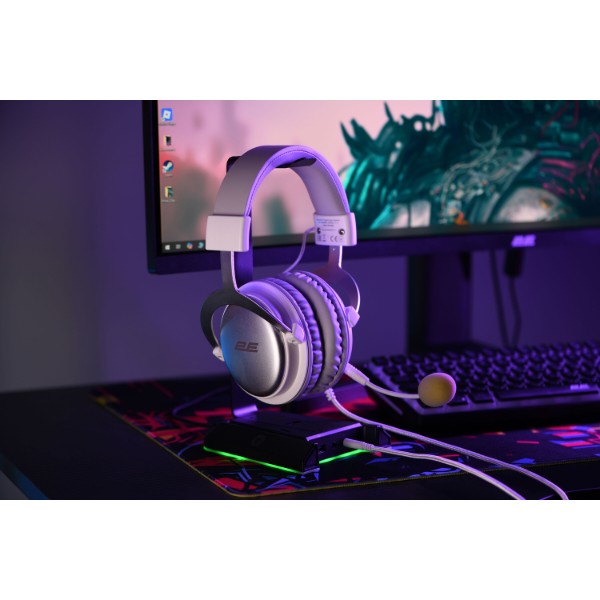 Фото - Гарнітура дротова ігрова 2E GAMING HG355 7.1 White (2E-HG355WT-7.1)