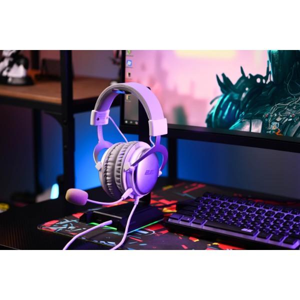 Фото - Гарнітура дротова ігрова 2E GAMING HG355 7.1 White (2E-HG355WT-7.1)