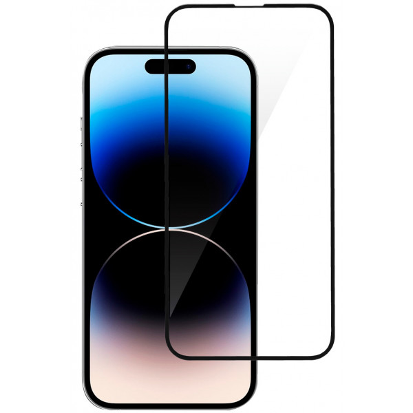 Фото - Захисне скло для смартфону 2E for Apple iPhone 14 (6.1) 2.5D FCFG (1 Pack) Black Border (2E-IP-14-6.1-SMFCFG-BB)