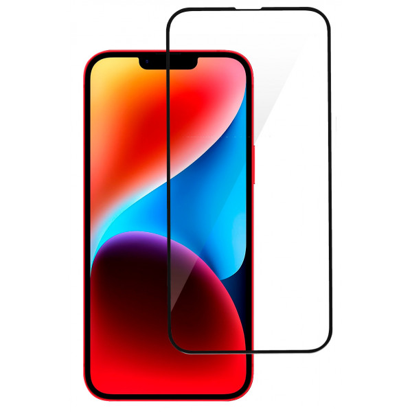 Фото - Захисне скло для смартфону 2E for Apple iPhone 14 Plus (6.7) 2.5D FCFG (1 Pack) Black Border (2E-IP-14PL-6.7-SMFCFG-BB)