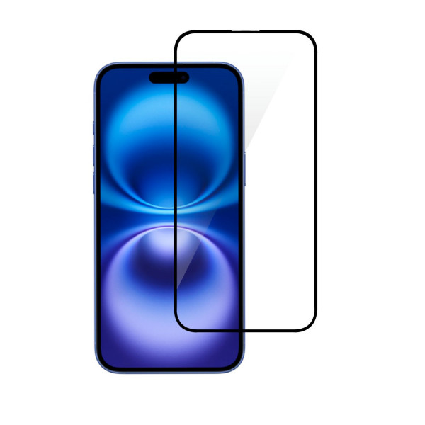 Фото - Захисне скло для смартфону 2E Apple iPhone 16 Plus (6.7), 2.5D FCFG, (1 Pack), чорна рамка (2E-IP-16PL-6.7-SMFCFG-BB)