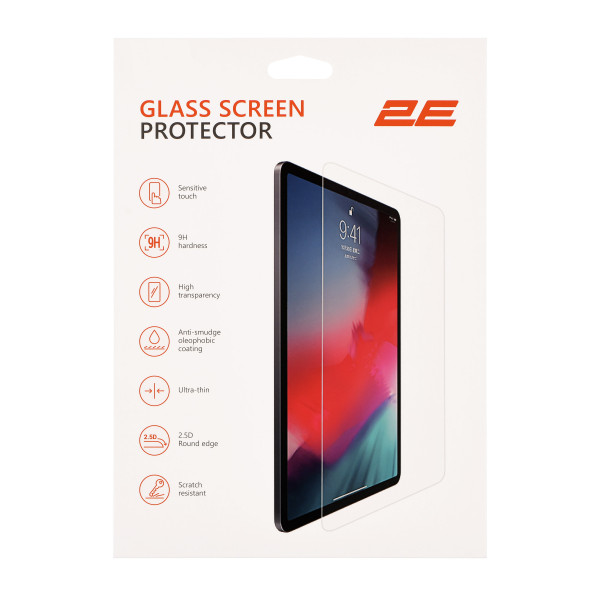 Фото - Захисне скло для планшета 2E for Apple iPad Air 13" (2024), 2.5D Clear (2E-IP-IPD-A13-LT2.5D-CL)