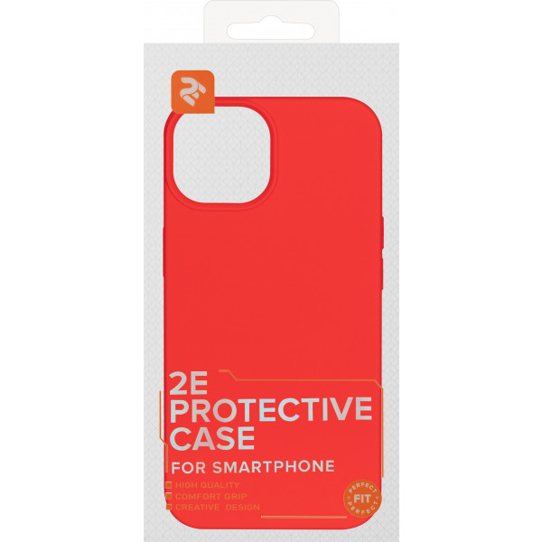 Фото - Чохол для смартфону 2E for Apple iPhone 13 Pro Liquid Silicone Red (2E-IPH-13PR-OCLS-RD)